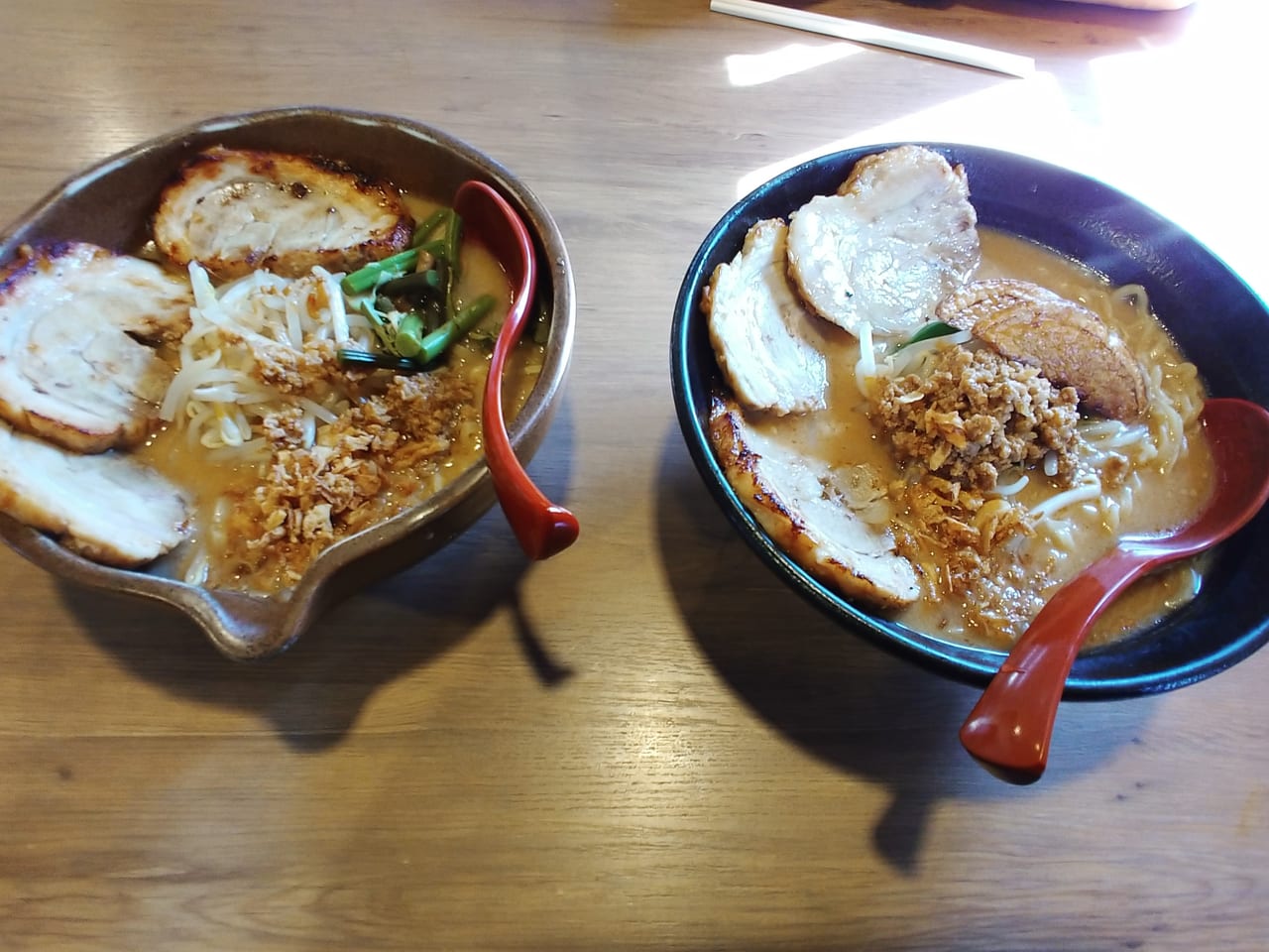 麺場田所商店のラーメン