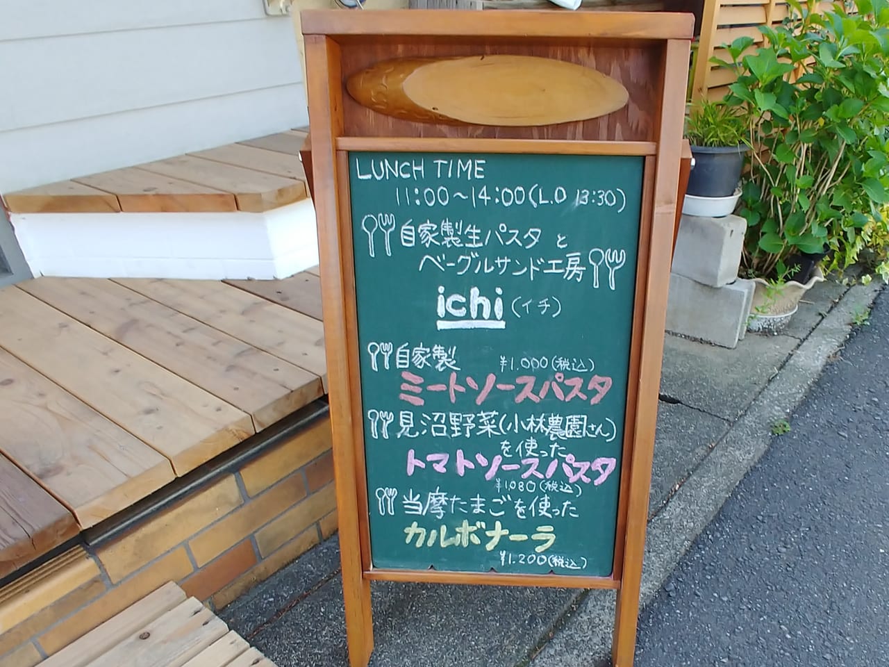 ichiの立て看板