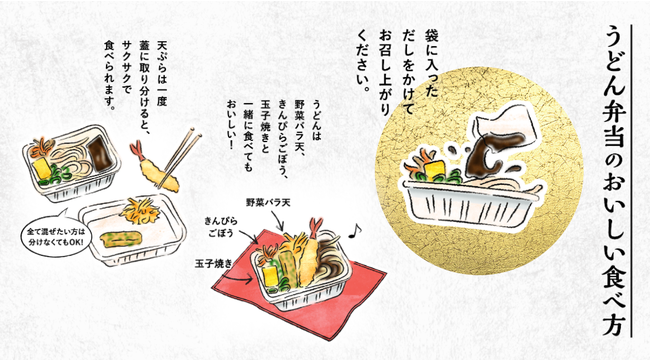 丸亀製麺「うどん弁当のおいしい食べ方」