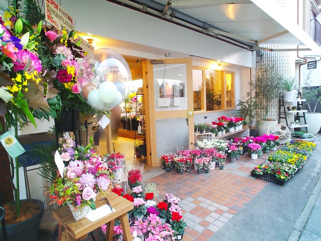 花と葉っぱのお店「プント・ネロ」