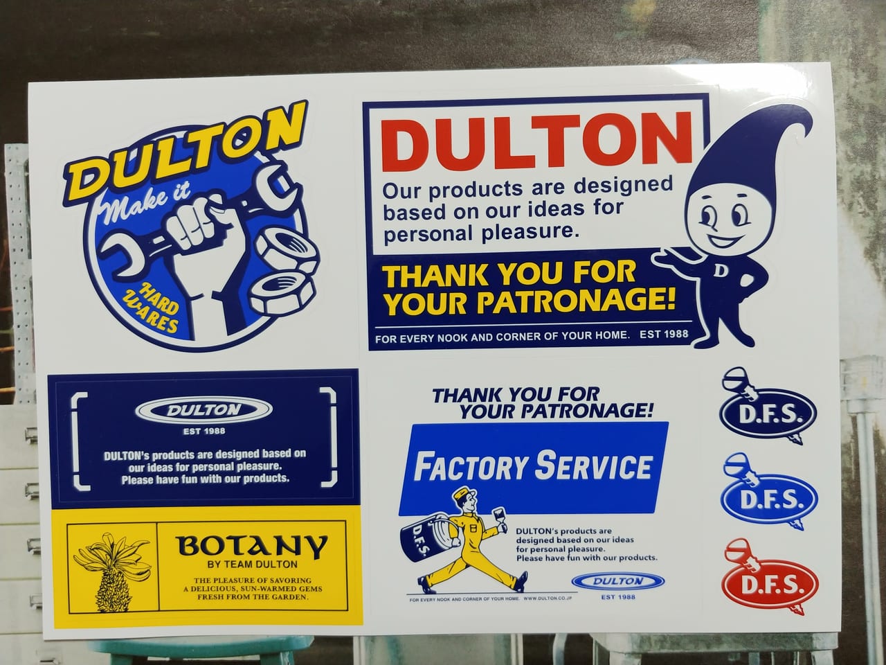 DALTON ステッカー