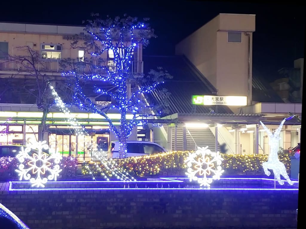 東大宮駅　イルミネーション