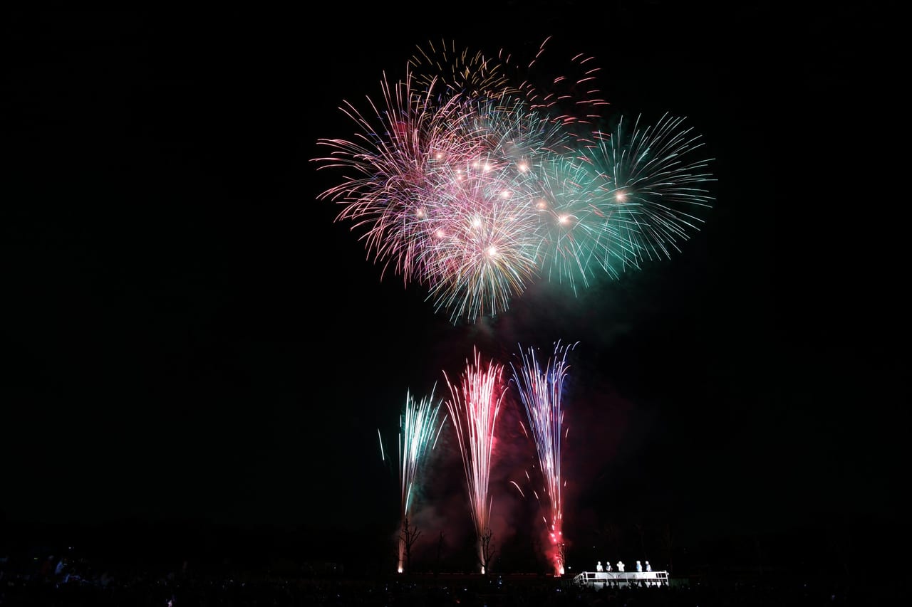 大間木公園会場 花火