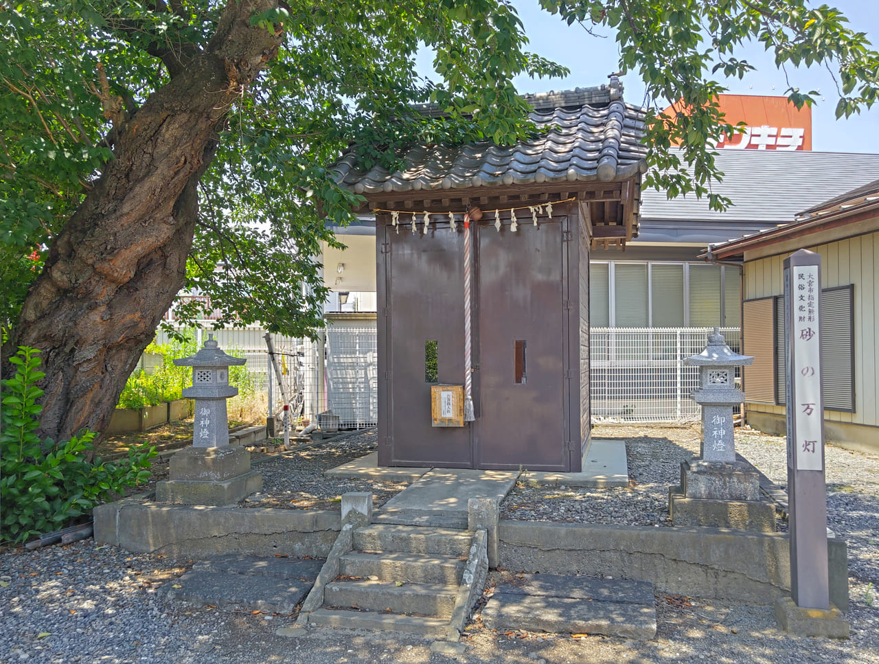 八雲神社　砂の万灯