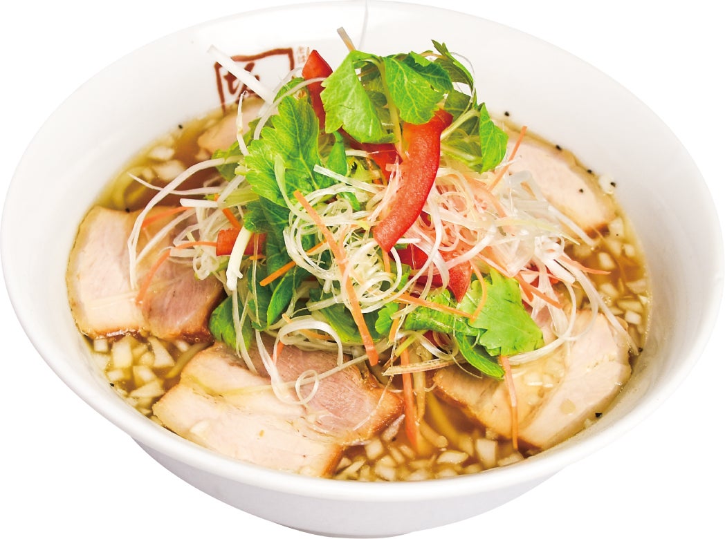 季節野菜の生姜醤油ラーメン