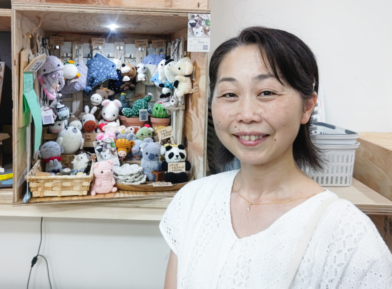 編みぐるみ作家SOYAさん いわポケ