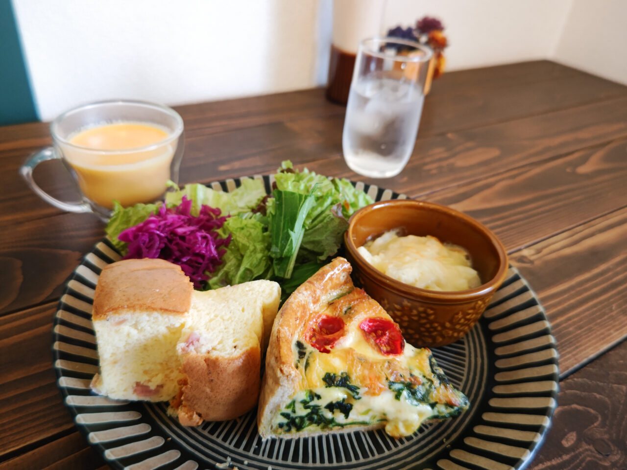 葉菓子かふぇ キッシュセット