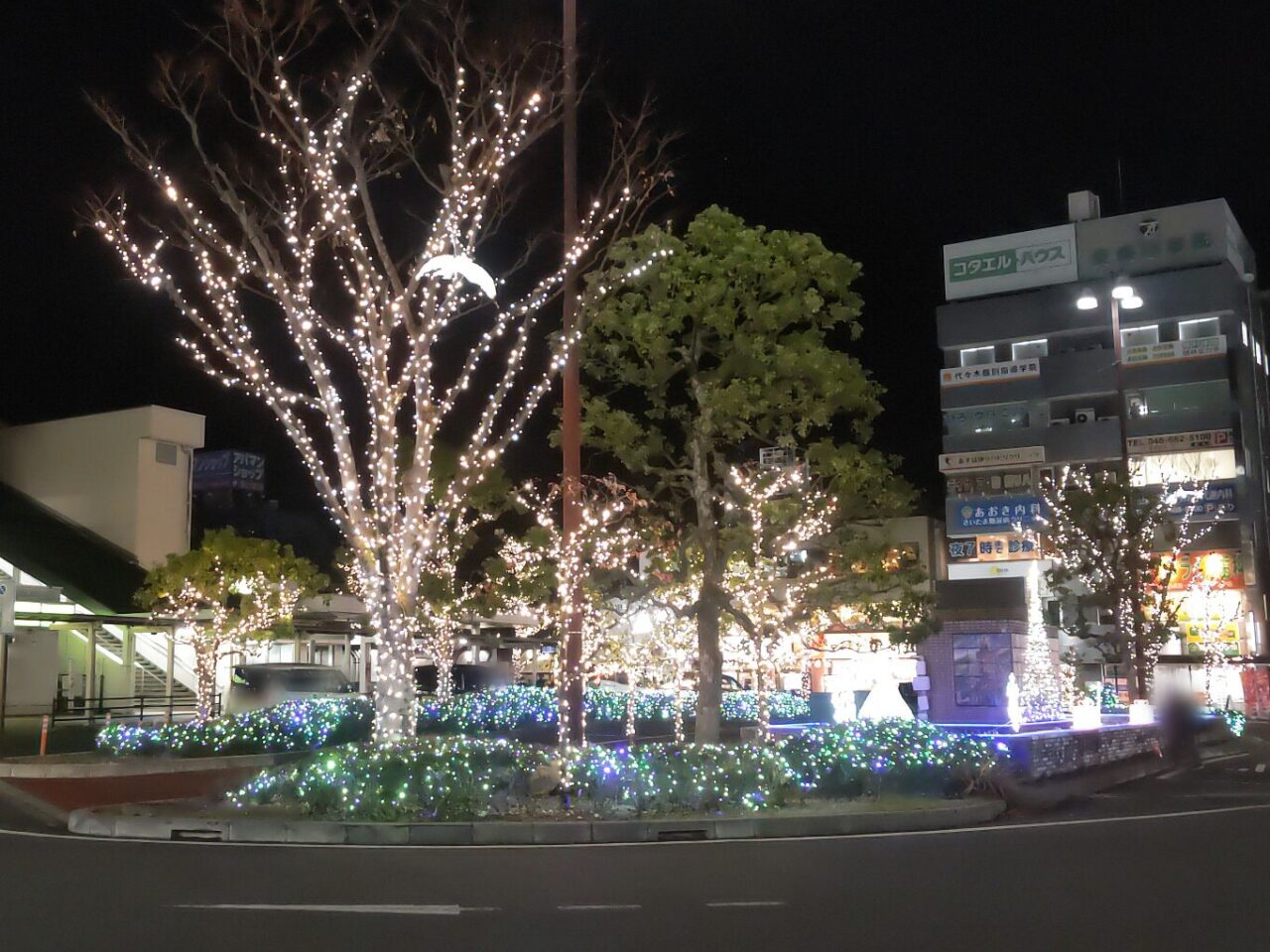 東大宮駅東口イルミネーション 2025