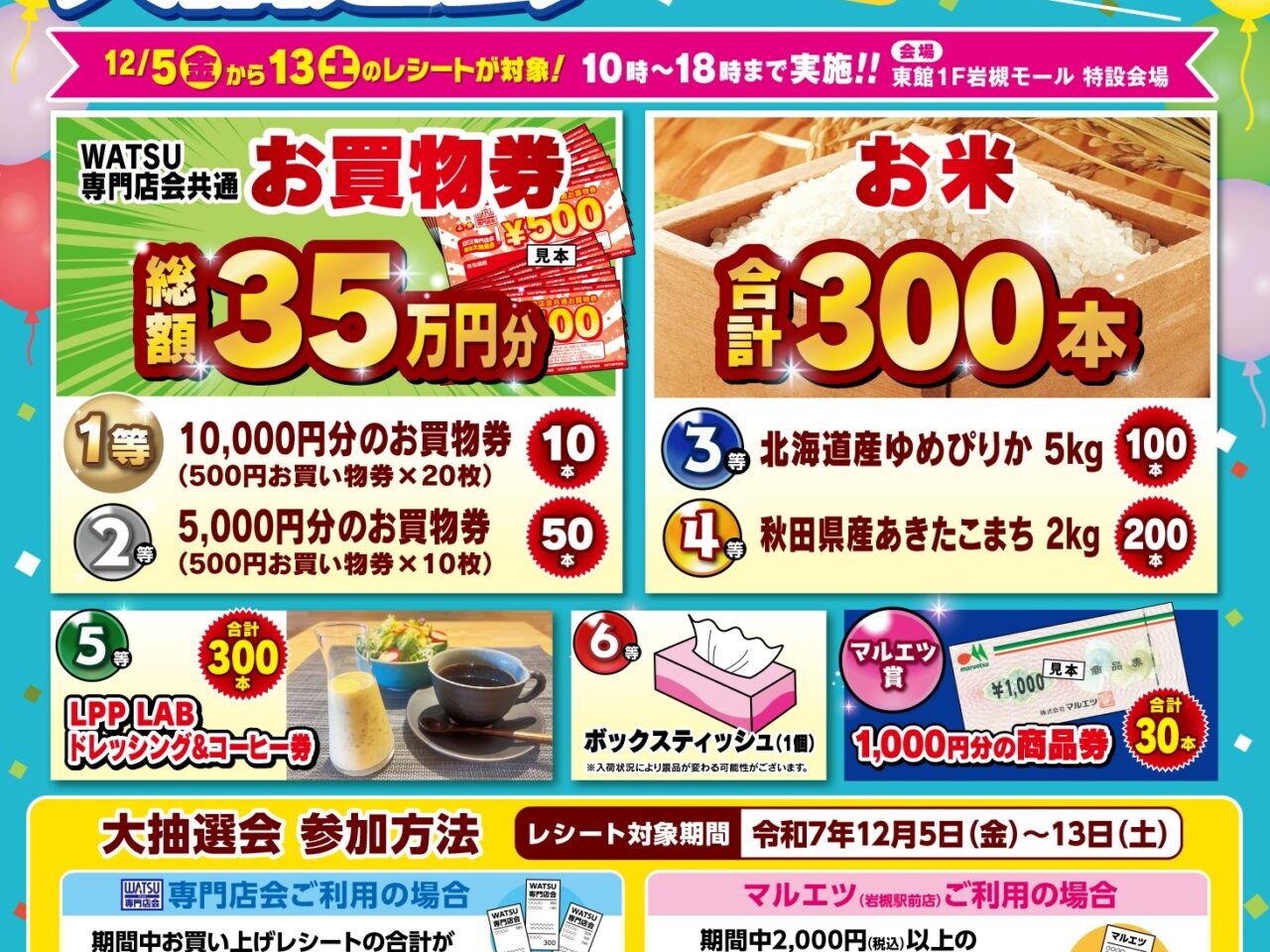 岩槻ワッツ大抽選会