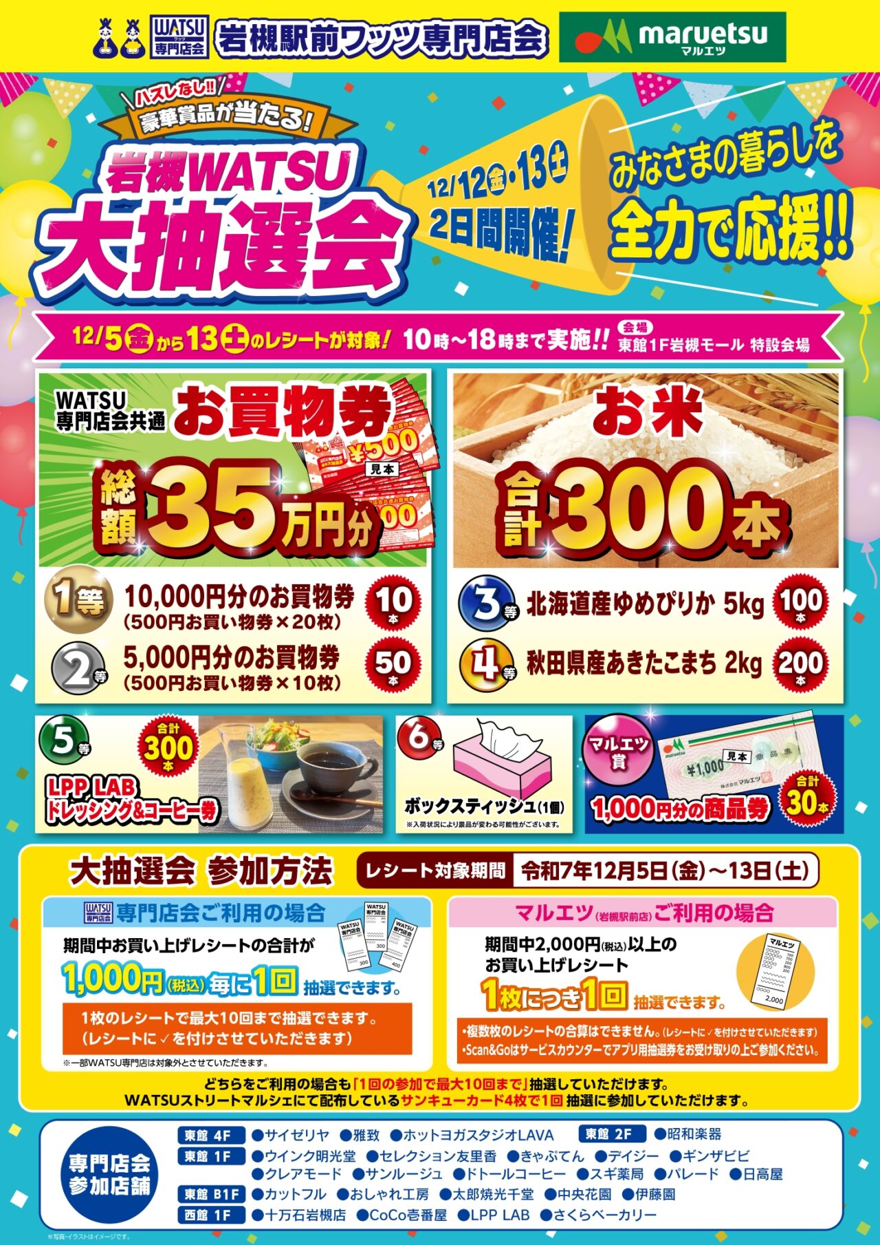 岩槻ワッツ大抽選会