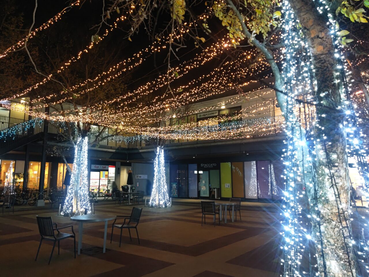 ハレノテラスのイルミネーション