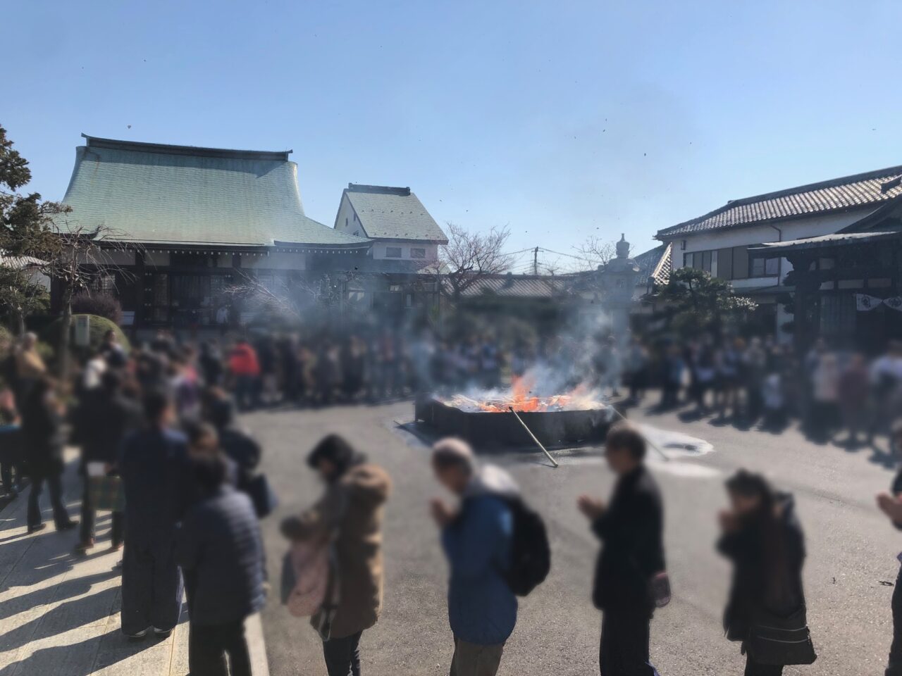 御護摩札のお焚き上げ法要