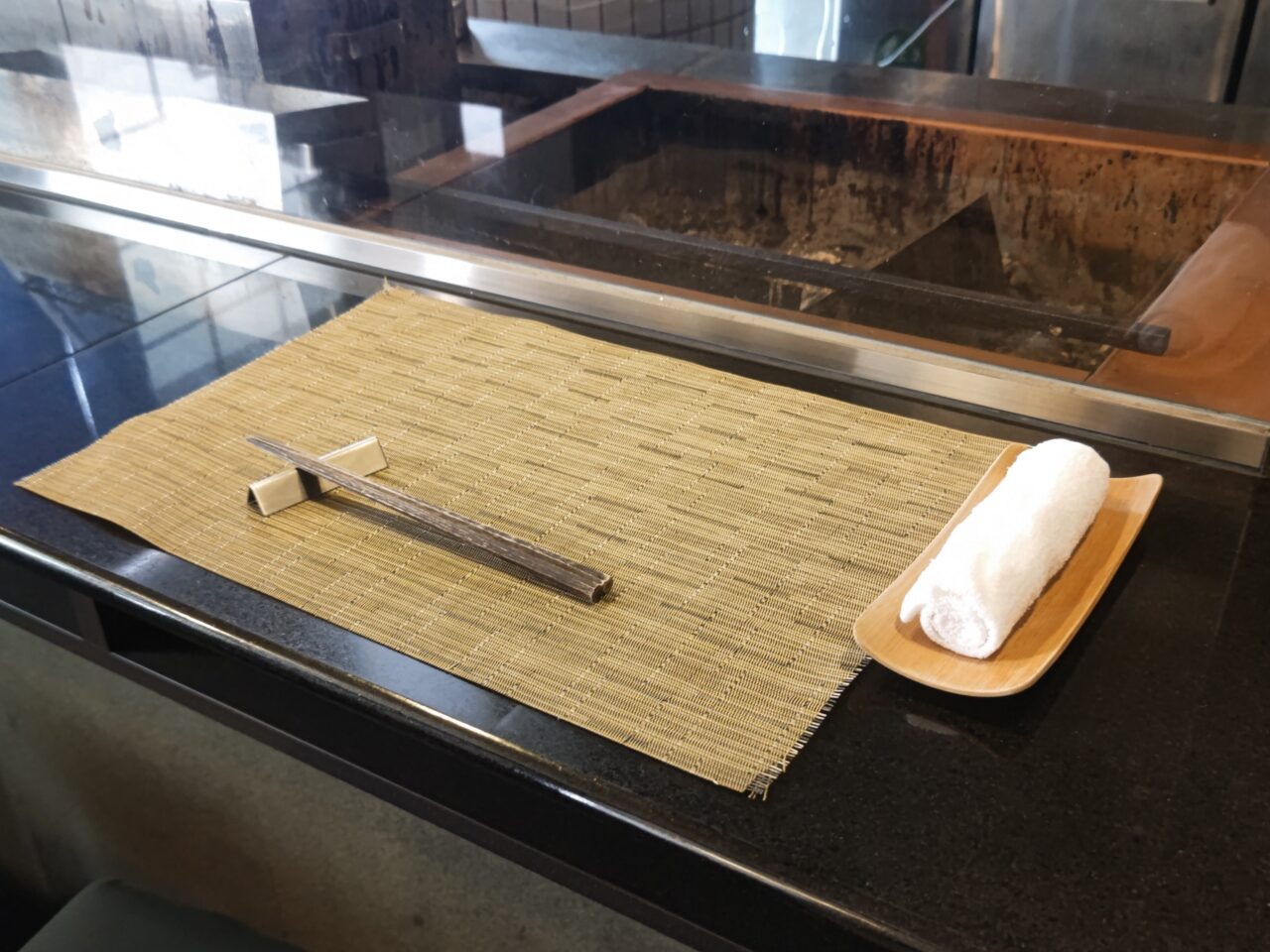 「おくゆき」カウンター