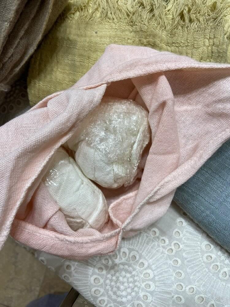 植物染織体験 あずま袋