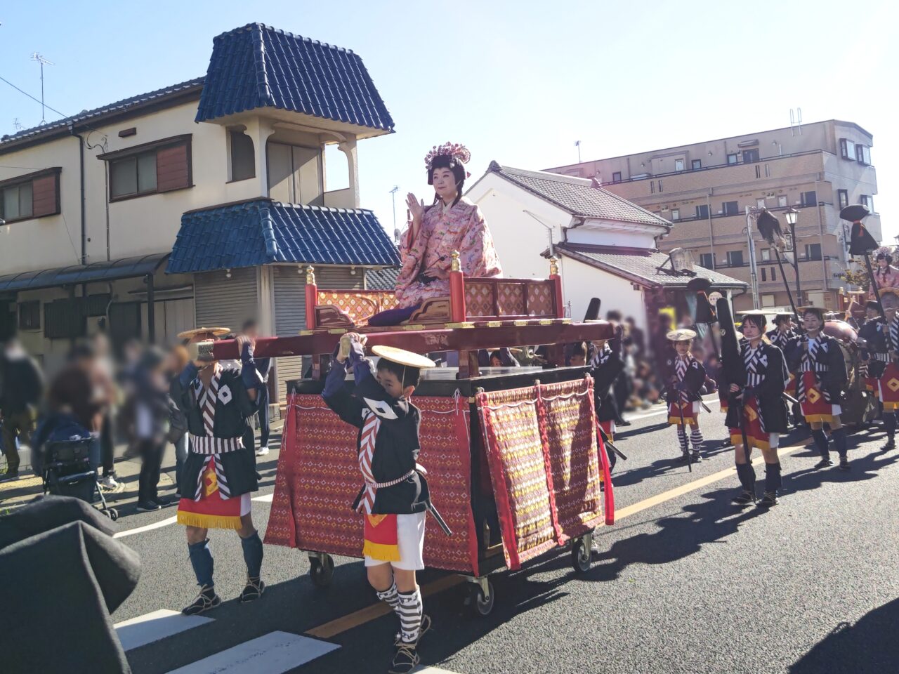 城下町岩槻鷹狩り行列