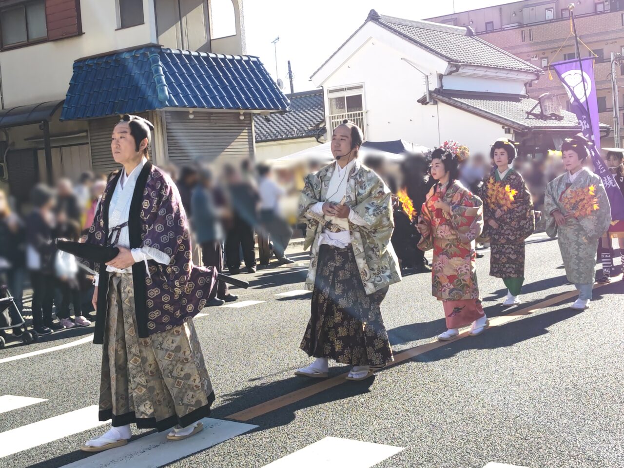 城下町岩槻鷹狩り行列