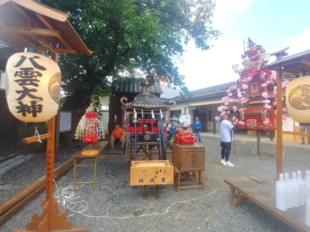 八雲神社 砂の万灯祭